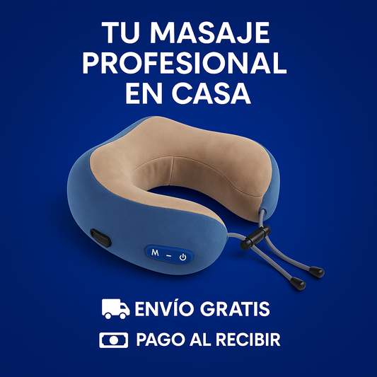 🔥Masajeador de Cuello y Hombros con Calor Infrarrojo – Dolor Cero Express: elimina la tensión en minutos, como un spa en casa.🔥